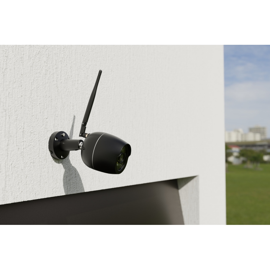 TESLA Smart - Câmara exterior inteligente 4MPx 1440p 12V Wi-Fi IP65