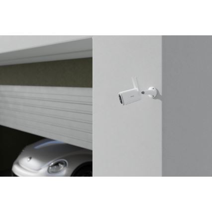 TESLA Smart - Câmara exterior inteligente com sensor 2K 1296p 9000 mAh 5V Wi-Fi IP65