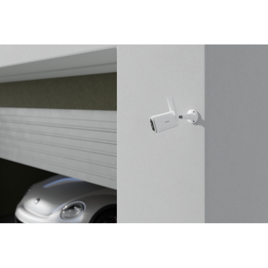 TESLA Smart - Câmara exterior inteligente com sensor 2K 1296p 9000 mAh 5V Wi-Fi IP65