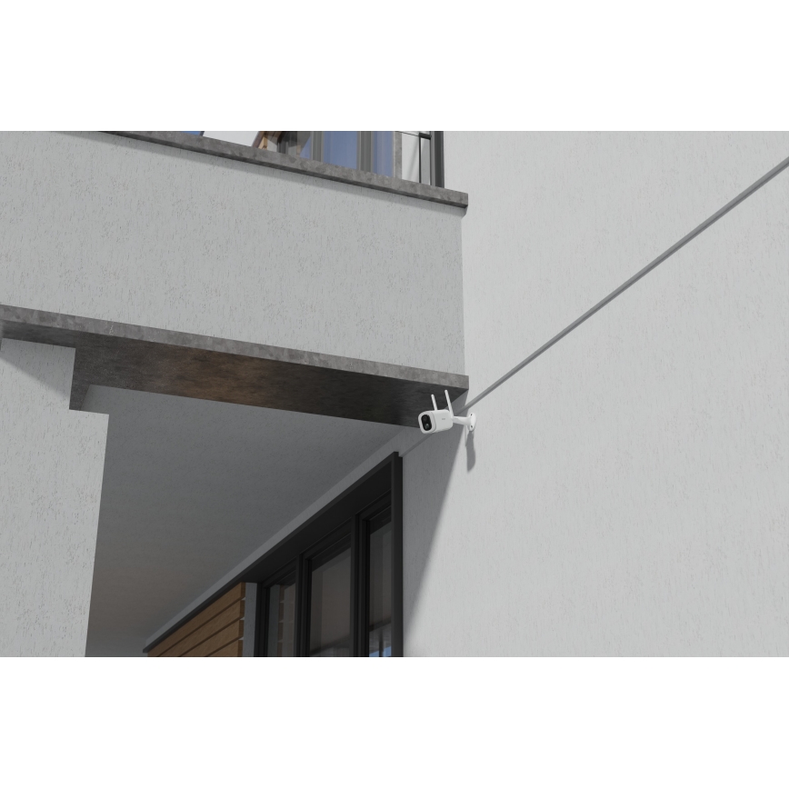 TESLA Smart - Câmara exterior inteligente com sensor 2K 1296p 9000 mAh 5V Wi-Fi IP65
