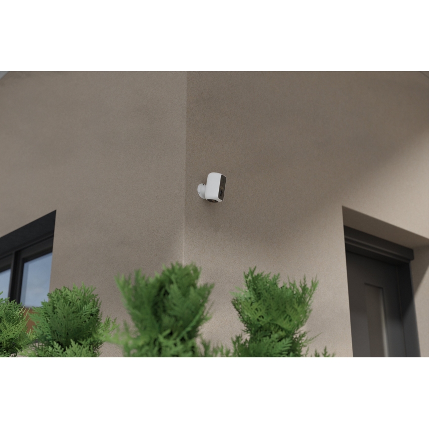 TESLA Smart - Câmara exterior inteligente com sensor 2K 1296p 9600 mAh 5V Wi-Fi IP65