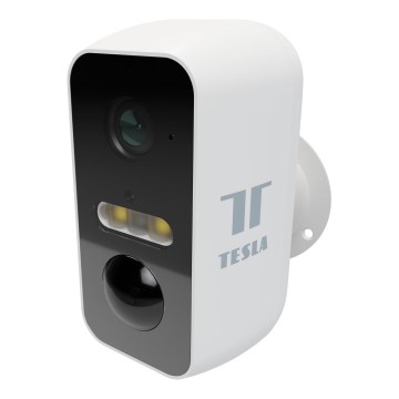 TESLA Smart - Câmara exterior inteligente com sensor 2K 1296p 9600 mAh 5V Wi-Fi IP65