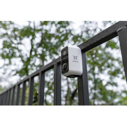 TESLA Smart - Câmara IP exterior inteligente Full HD Wi-Fi 5V Li-ion 9000mAh IP65