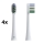 TESLA Smart - CONJUNTO 4x Cabeças de substituição para escova de dentes sónica TS400 branco