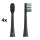 TESLA Smart - CONJUNTO 4x Cabeças de substituição para escova de dentes sónica TS400 preto