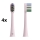 TESLA Smart - CONJUNTO 4x Cabeças de substituição para escova de dentes sónica TS400 rosa