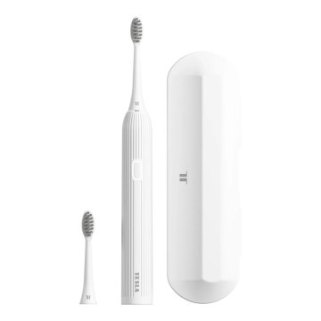 TESLA Smart - Escova de dentes inteligente sónica TS200 DELUXE branco