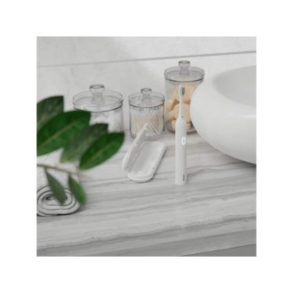 TESLA Smart - Escova de dentes inteligente sónica TS200 DELUXE branco
