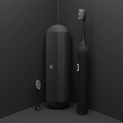 TESLA Smart - Escova de dentes inteligente sónica TS200 DELUXE preto