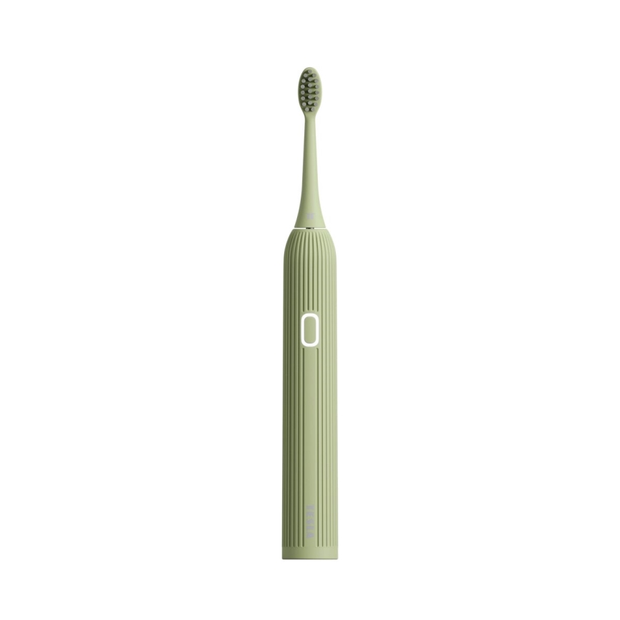 TESLA Smart - Escova de dentes inteligente sónica TS200 DELUXE verde