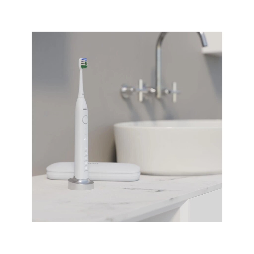 TESLA Smart - Escova de dentes sónica TS400 branco