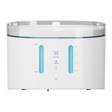 TESLA Smart - Fonte inteligente para animais de estimação com esterilização UV 2,5 l 5V Wi-Fi
