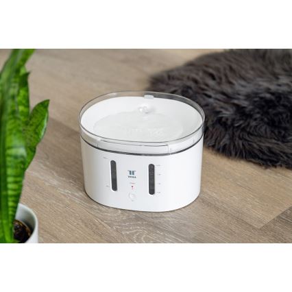 TESLA Smart - Fonte inteligente para animais de estimação com esterilização UV 2,5 l 5V Wi-Fi