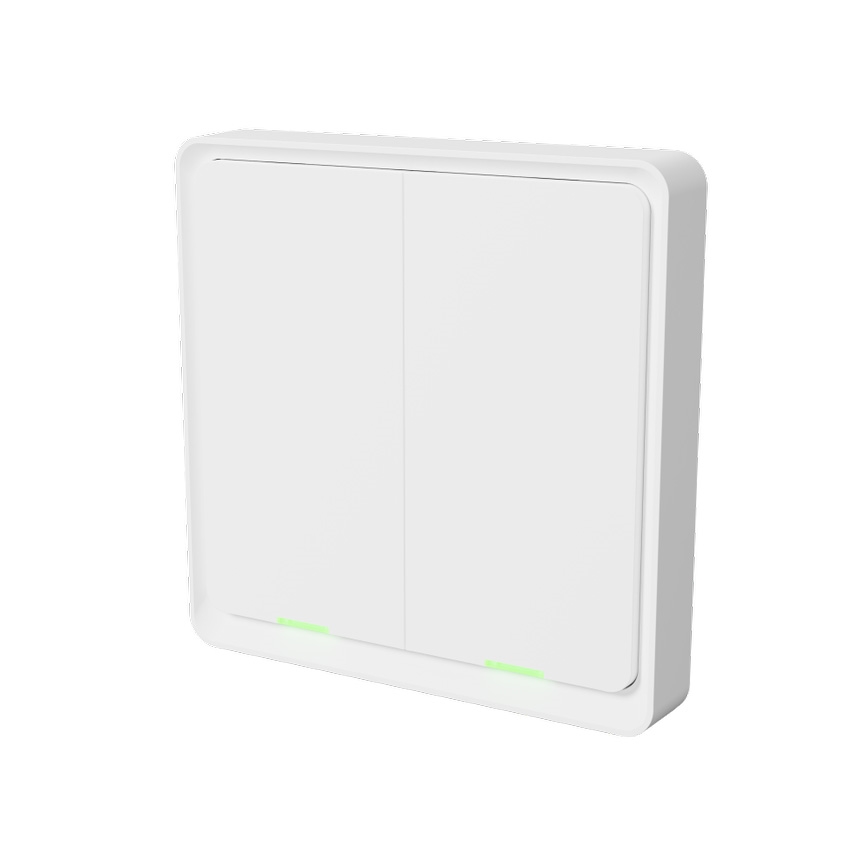 TESLA Smart - Interruptor doméstico sem fios inteligente 2P 1xCR2430 ZigBee
