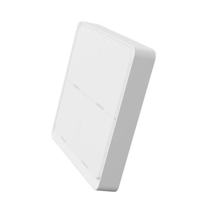 TESLA Smart - Interruptor doméstico sem fios inteligente 4P 1xCR2430 ZigBee