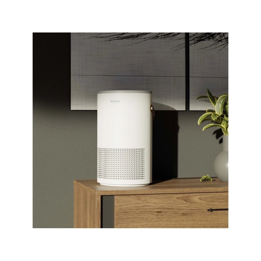 TESLA Smart - Purificador de ar inteligente com ionização e lâmpada UV 48W/230V 300 m³/h Wi-Fi