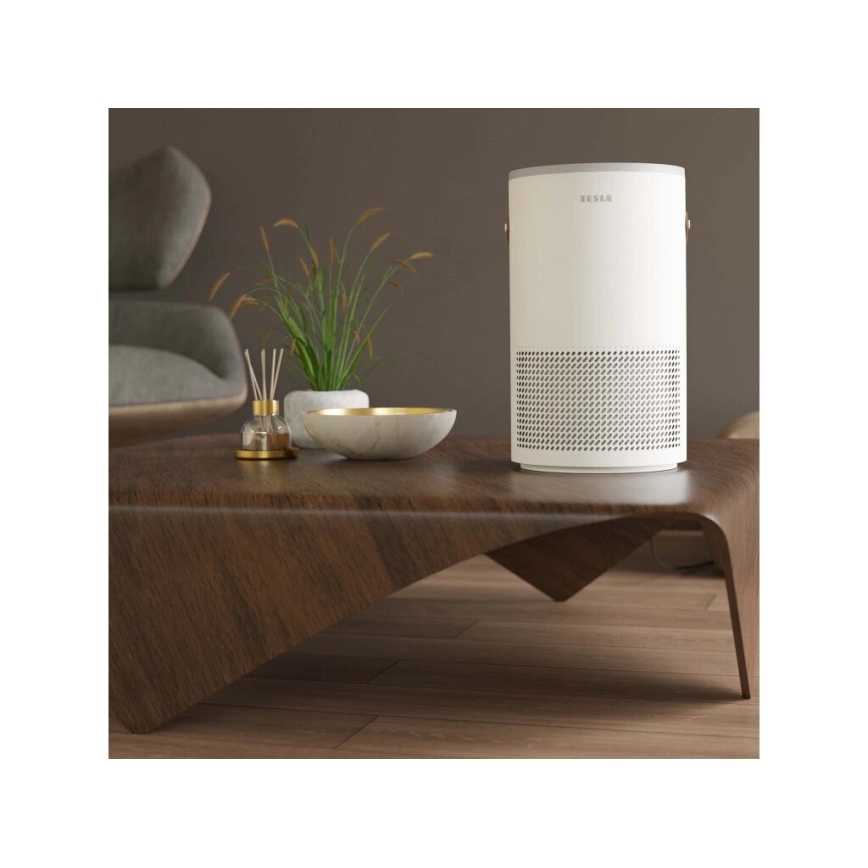 TESLA Smart - Purificador de ar inteligente com ionização e lâmpada UV 48W/230V 300 m³/h Wi-Fi