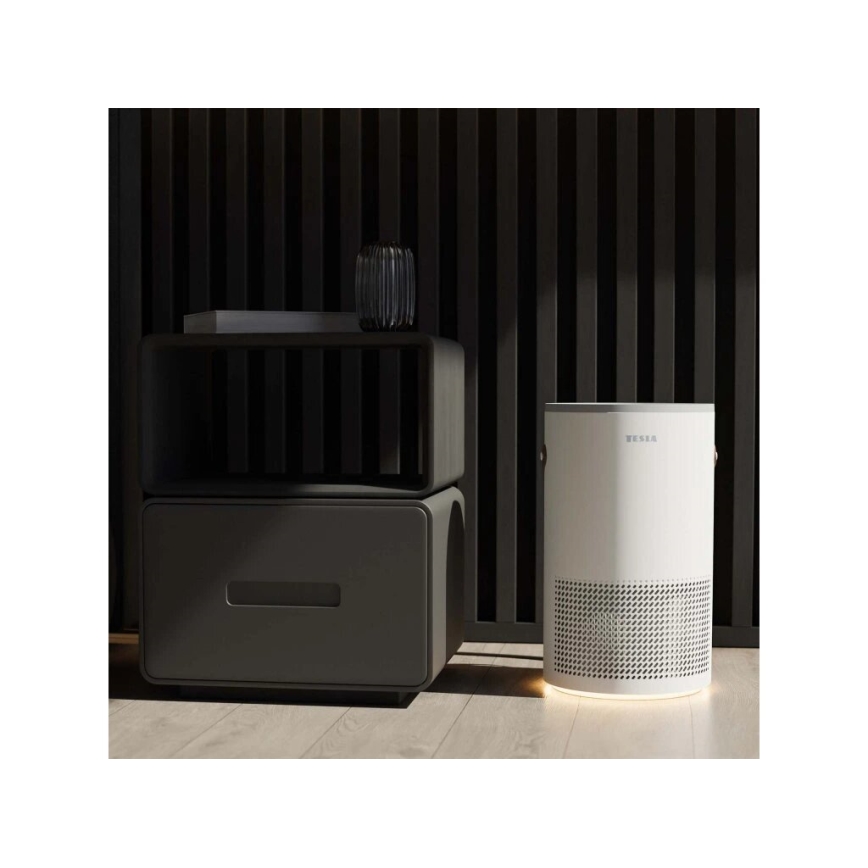 TESLA Smart - Purificador de ar inteligente com ionização e lâmpada UV 48W/230V 300 m³/h Wi-Fi