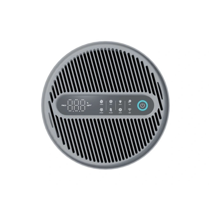 TESLA Smart - Purificador de ar inteligente com ionização e lâmpada UV 48W/230V 300 m³/h Wi-Fi