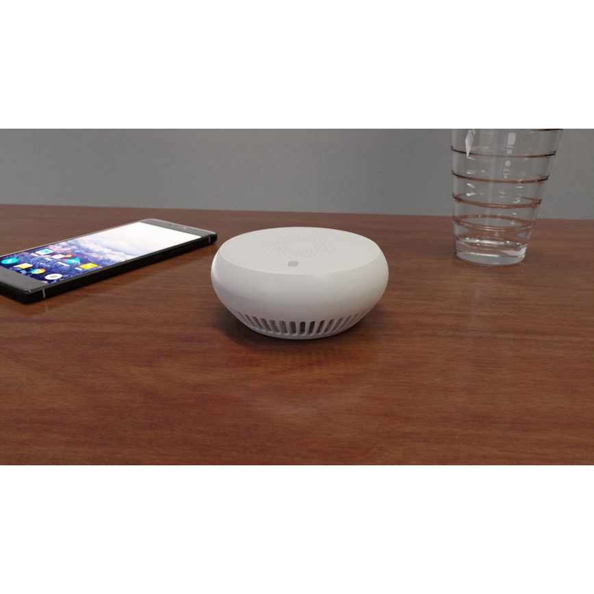 TESLA Smart - Sensor de fumo inteligente 1xCR123A Zigbee
