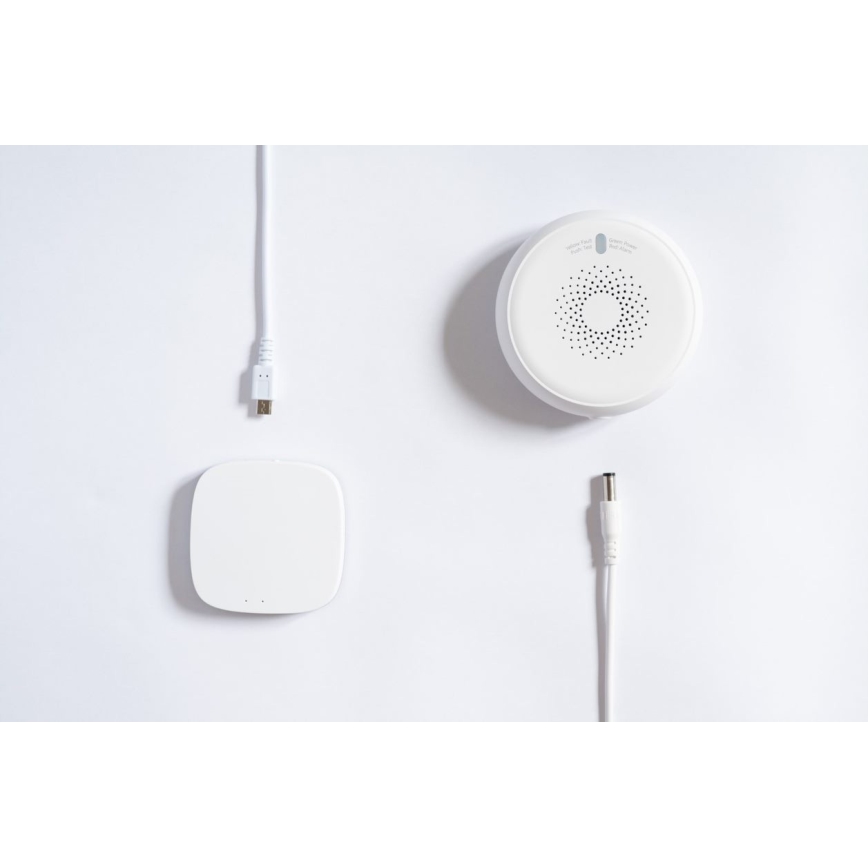 TESLA Smart - Sensor de fumo inteligente 1xCR123A Zigbee