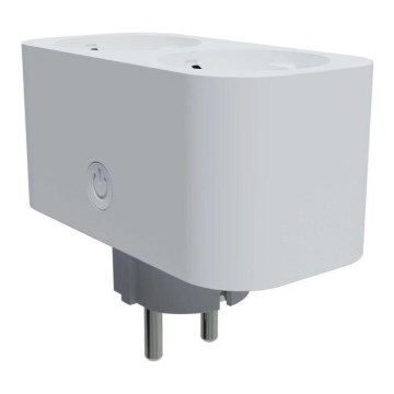 TESLA Smart - Separador de tomadas inteligente 2x16A/230V Tipo F Wi-Fi Tuya