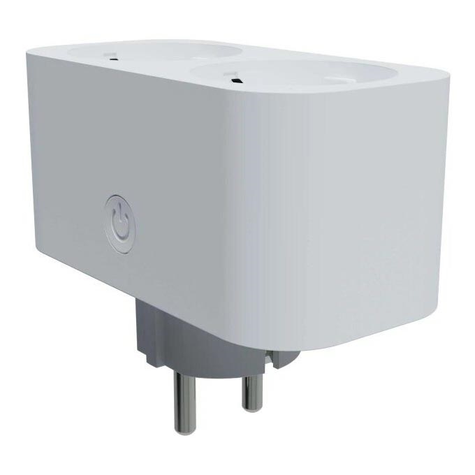 TESLA Smart - Separador de tomadas inteligente 2x16A/230V Tipo F Wi-Fi Tuya