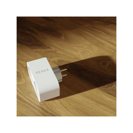 TESLA Smart - Separador de tomadas inteligente 2x16A/230V Tipo F Wi-Fi Tuya