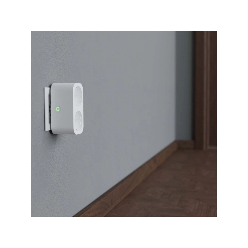 TESLA Smart - Separador de tomadas inteligente 2x16A/230V Tipo F Wi-Fi Tuya