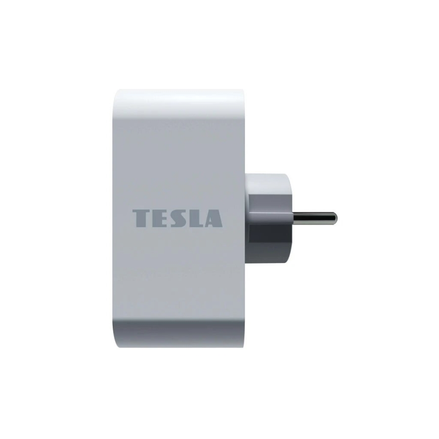TESLA Smart - Separador de tomadas inteligente 2x16A/230V Tipo F Wi-Fi Tuya