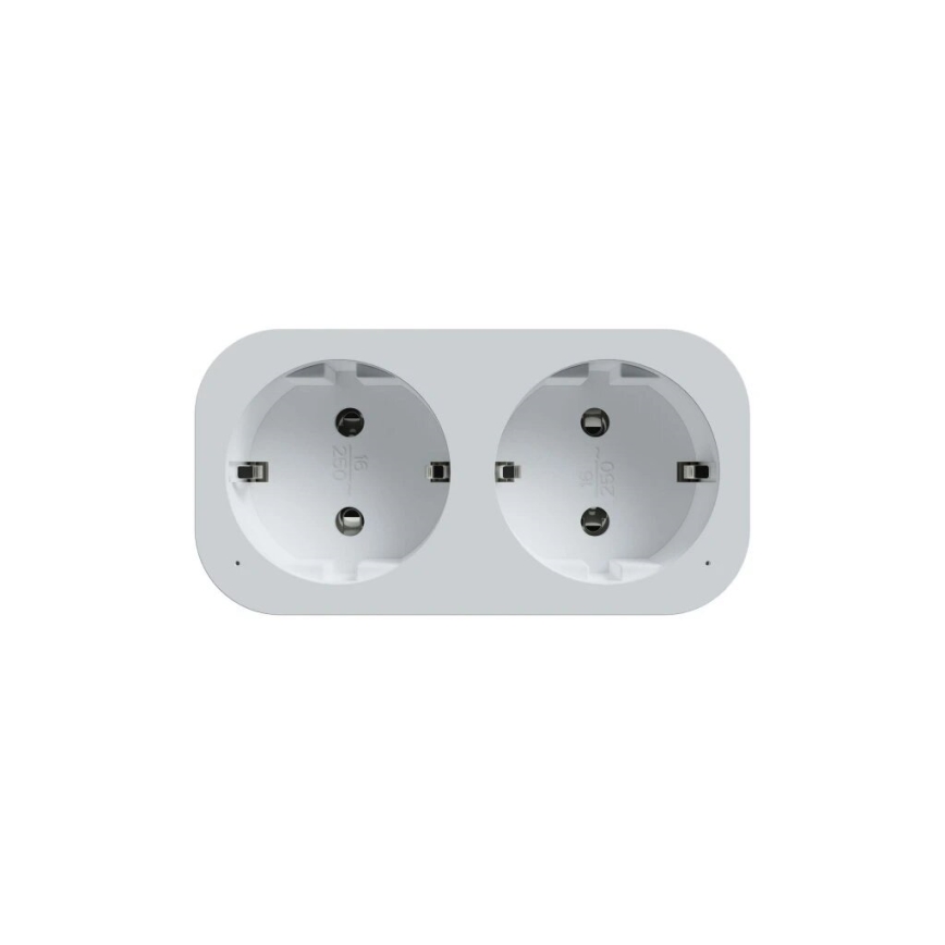 TESLA Smart - Separador de tomadas inteligente 2x16A/230V Tipo F Wi-Fi Tuya