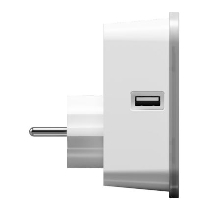 TESLA Smart - Tomada inteligente 3690W/230V/16A 2xUSB/24W/5V Wi-Fi Tuya