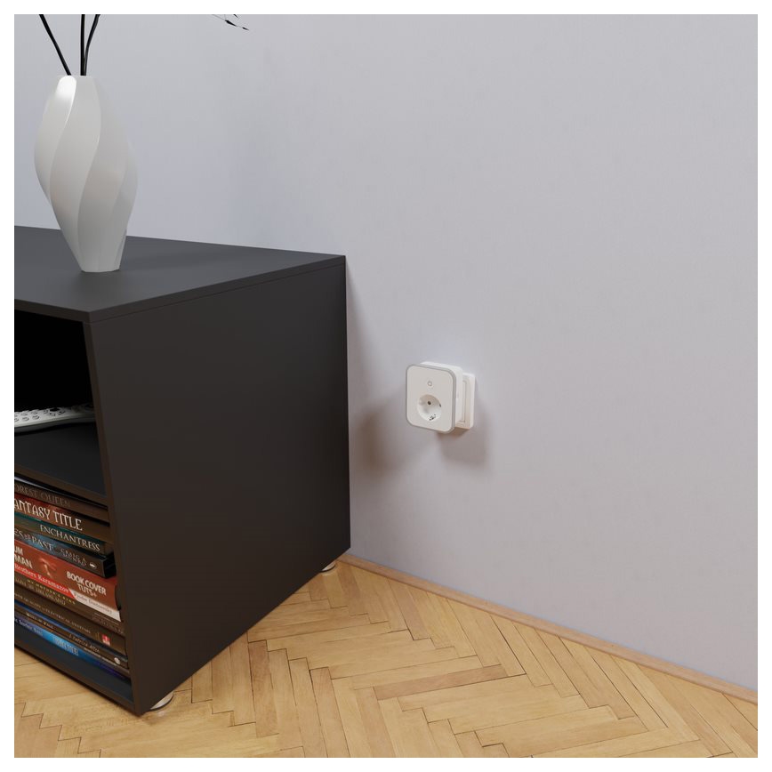 TESLA Smart - Tomada inteligente 3690W/230V/16A 2xUSB/24W/5V Wi-Fi Tuya