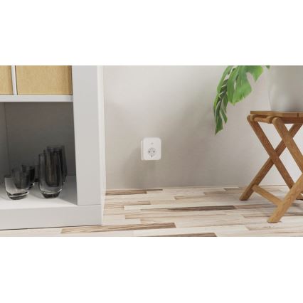 TESLA Smart - Tomada inteligente 3690W/230V/16A 2xUSB/24W/5V Wi-Fi Tuya