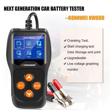 Testador de baterias 12V
