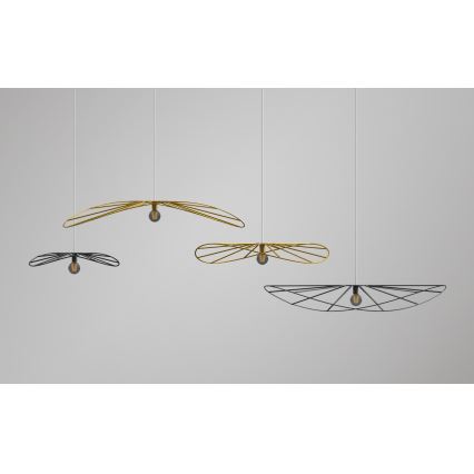 Thoro TH.011 - Candelabro num fio ESKOLA 1xE27/60W/230V preto antigo