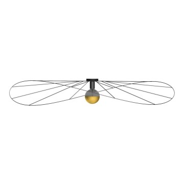 Thoro TH.015 - Candelabro integrado ESKOLA 1xE27/60W/230V preto antigo
