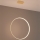 Thoro TH.175 - Candeeiro suspenso LED RIO LED/50W/230V CRI 90 3000K diâmetro 78 cm dourado