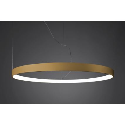 Thoro TH.181 - Candeeiro suspenso LED  RIO LED /50W/230V CRI 95 4000K diâmetro 78 cm dourado