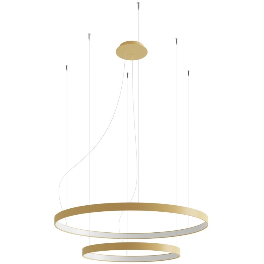 Thoro TH.214 - Candeeiro suspenso LED RIO LED/80W/230V CRI 90 3000K dourado