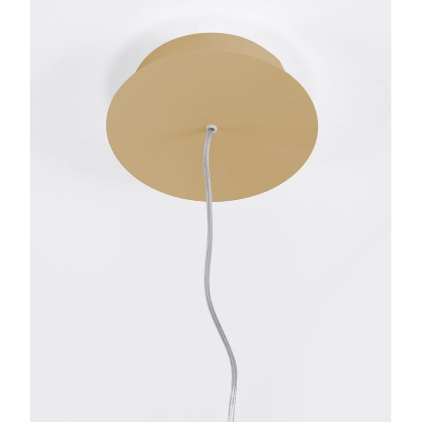 Thoro TH.216 - Candeeiro suspenso LED RIO LED/30W/230V CRI 90 3000K diâmetro 55 cm dourado