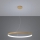 Thoro TH.217 - Candeeiro suspenso LED RIO LED/30W/230V CRI 95 4000K diâmetro 55 cm dourado