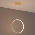 Thoro TH.220 - Candeeiro suspenso LED RIO LED/30W/230V CRI 90 3000K diâmetro 55 cm dourado