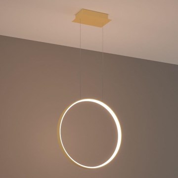 Thoro TH.220 - Candeeiro suspenso LED RIO LED/30W/230V CRI 90 3000K diâmetro 55 cm dourado