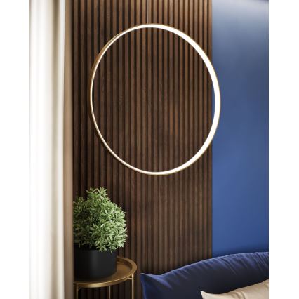Thoro TH.220 - Candeeiro suspenso LED RIO LED/30W/230V CRI 90 3000K diâmetro 55 cm dourado