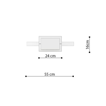 Thoro TH.220 - Candeeiro suspenso LED RIO LED/30W/230V CRI 90 3000K diâmetro 55 cm dourado