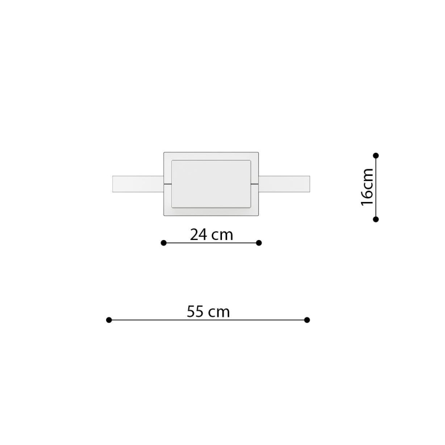 Thoro TH.220 - Candeeiro suspenso LED RIO LED/30W/230V CRI 90 3000K diâmetro 55 cm dourado