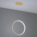 Thoro TH.221 - Candeeiro suspenso LED RIO LED/30W/230V CRI 95 4000K diâmetro 55 cm dourado