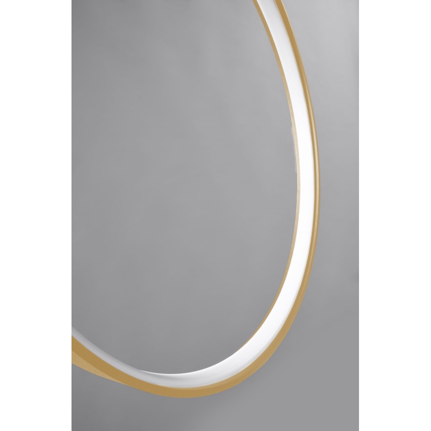 Thoro TH.221 - Candeeiro suspenso LED RIO LED/30W/230V CRI 95 4000K diâmetro 55 cm dourado