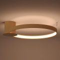 Thoro TH.222 - Iluminação de teto LED RIO LED/30W/230V CRI 90 3000K diâmetro 55 cm dourado